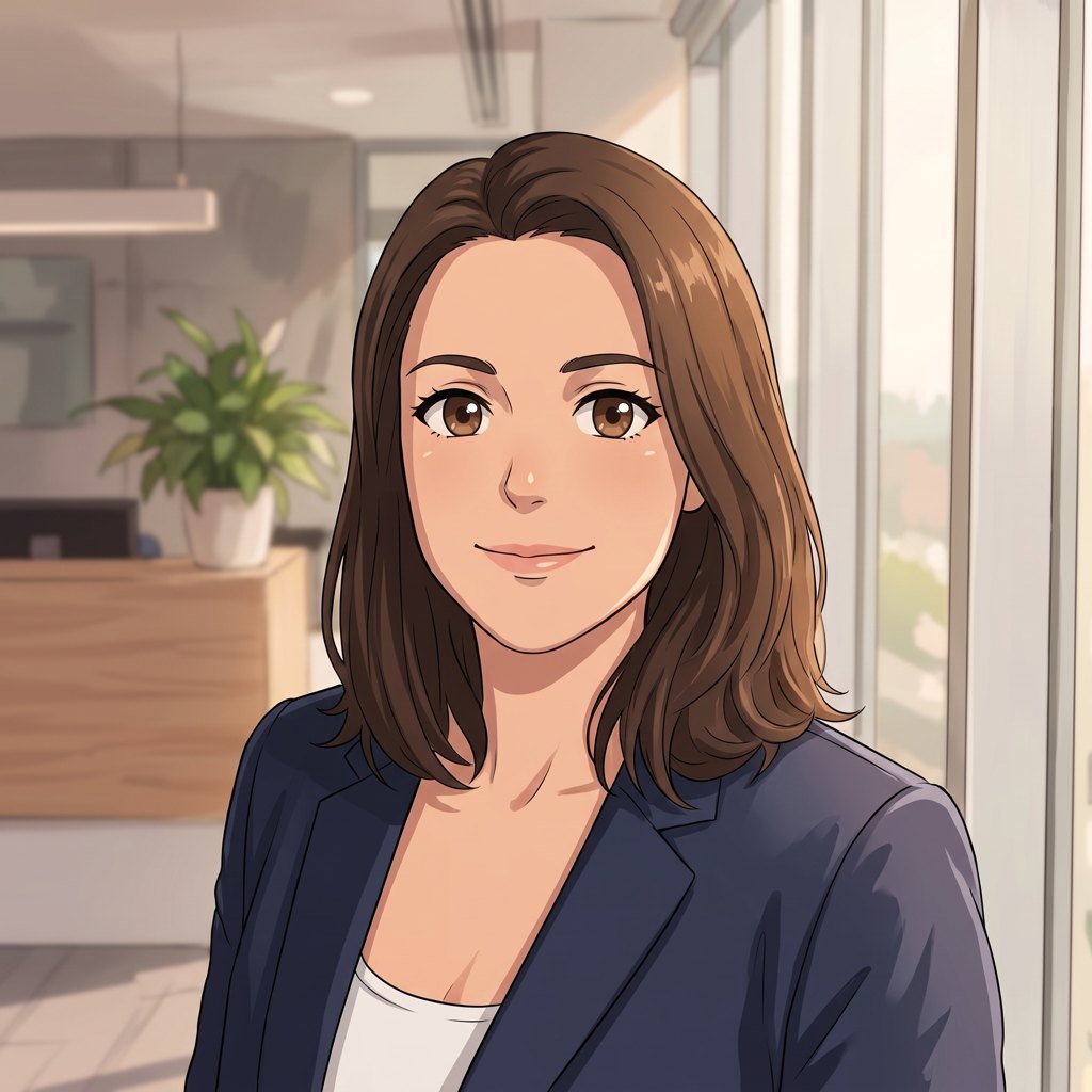 The same portrait in the Anime style