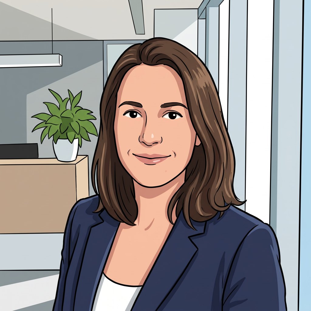 The same portrait in the Cartoon style