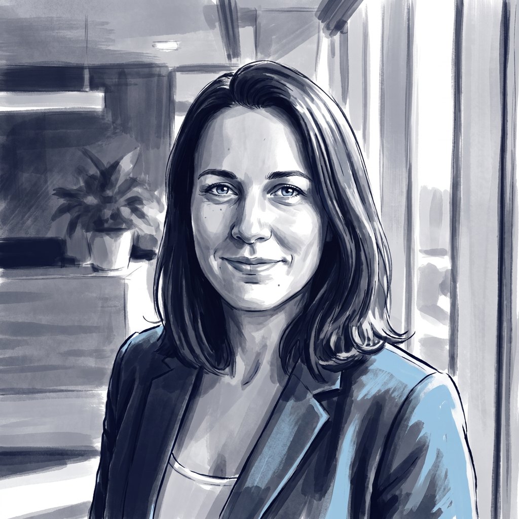 The same portrait in the Graphic novel style